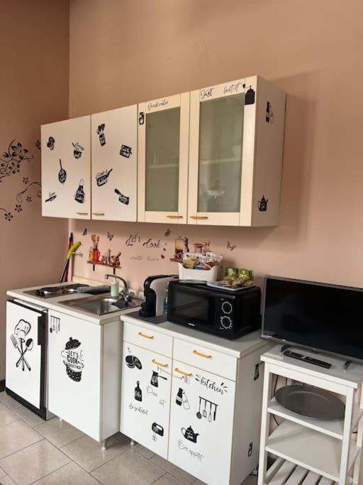 Minimal Studio Con Travi A Vista Πιατσέντζα Εξωτερικό φωτογραφία